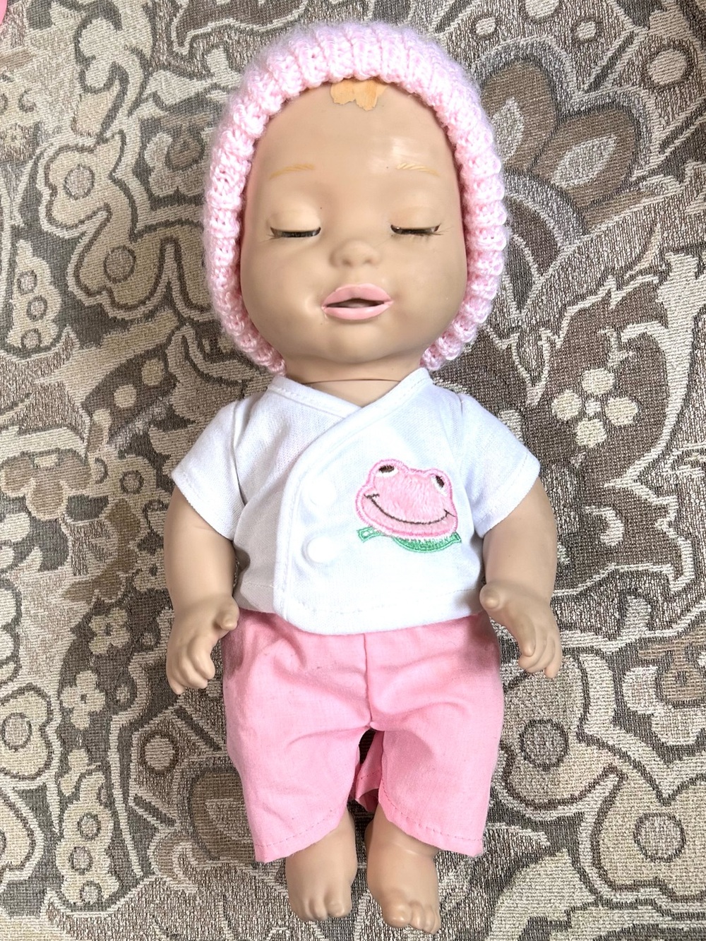 Luvabella Magic Mealtime Mia Interactive Baby Doll & 2 Outfits NO Accessories!!